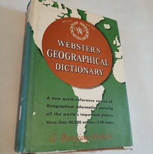 Vintage Webster's geographical dictionary